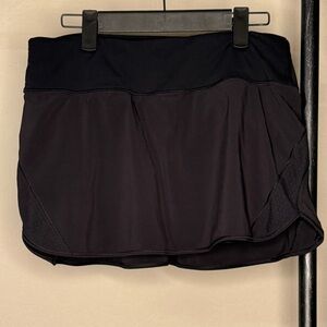 lululemon athletica Black Athletic Skort
